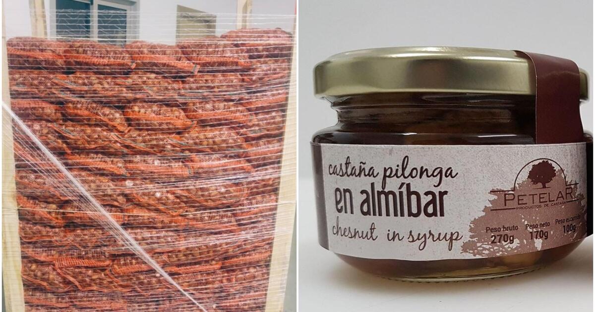 Il marchio di Melide esalta al massimo il sapore delle castagne galiziane
