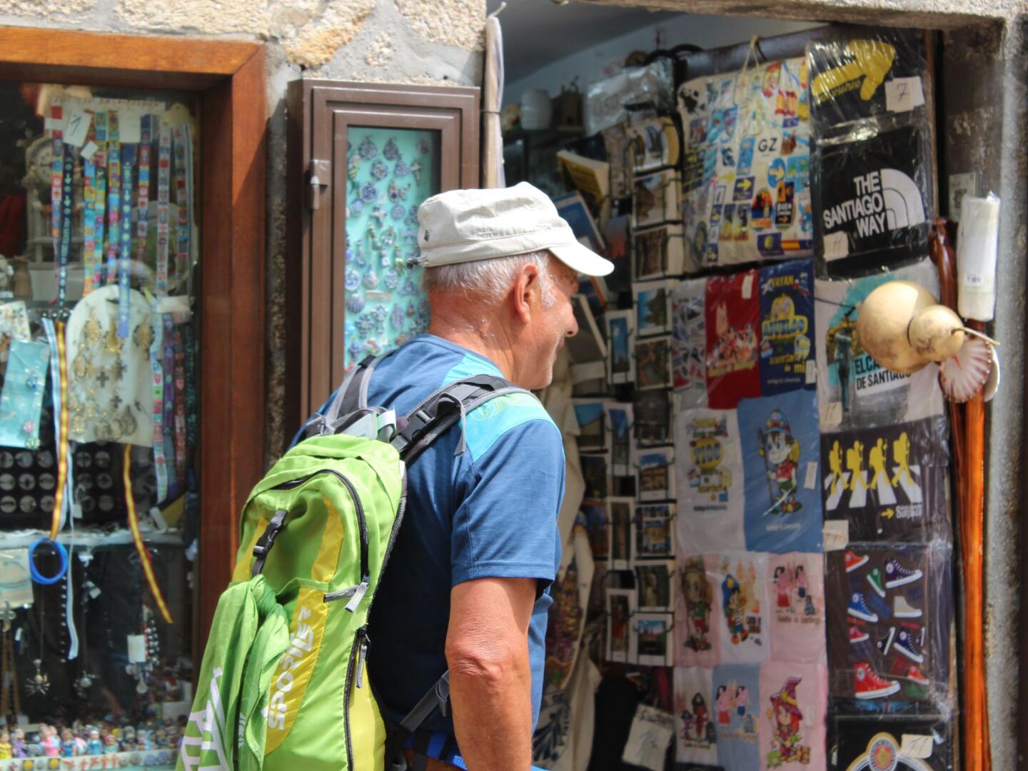 Mochila Camino de santiago, souvenirs y recuerdos peregrinos