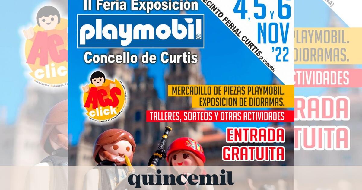 Feria-Exposición de Playmobil en Curtis (A Coruña): Esto es todo lo que hacer