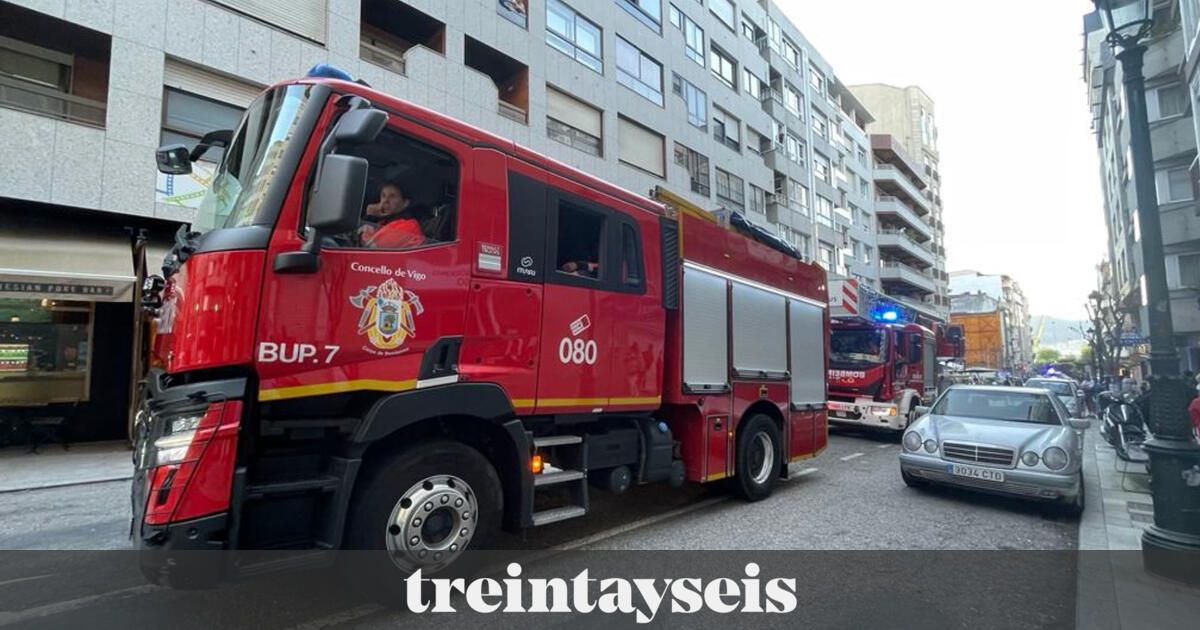 The Coruso fire station in Vigo was closed on Sunday due to staff shortages